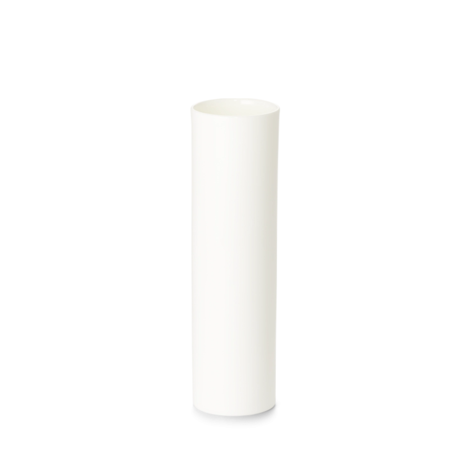 Classic vase cyl. 21 cm blanc