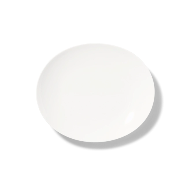 Motion Assiette ovale 21 cm blanc