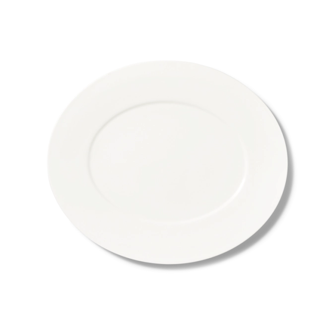 Fine Dining Plateau ovale 34 cm blanc