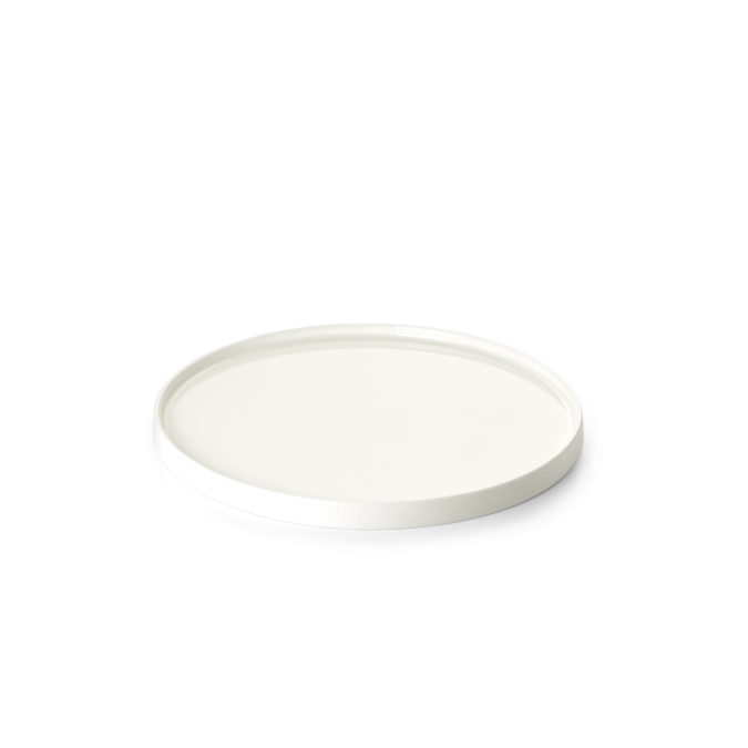 Contemporary Assiette plate 22 cm blanc