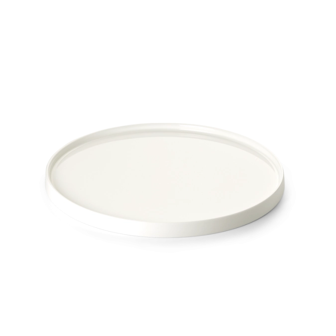 Contemporary Assiette plate 28 cm blanc