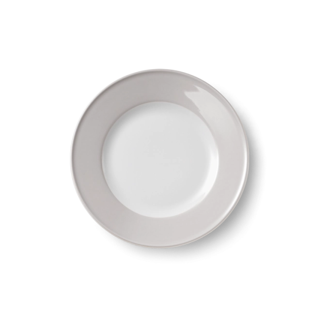 Solid Color Assiette plate 19 cm drapeau pearl