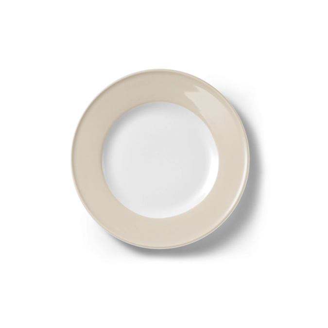 Solid Color Assiette plate 19 cm drapeau sable