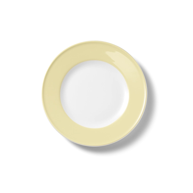 Solid Color Assiette plate 19 cm drapeau vanille