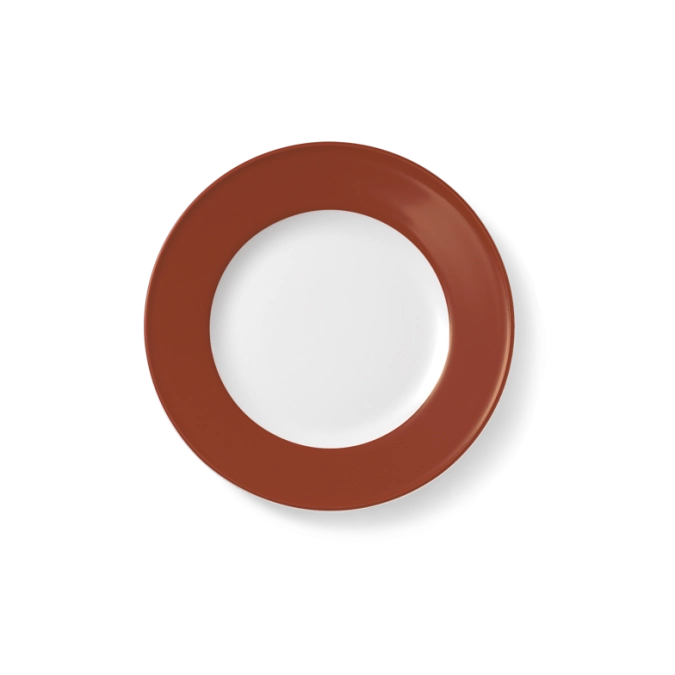 Solid Color Assiette plate 19 cm drapeau paprika
