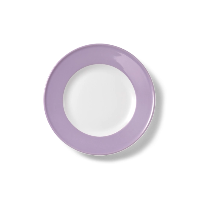 Solid Color Assiette plate 19 cm drapeau lilas