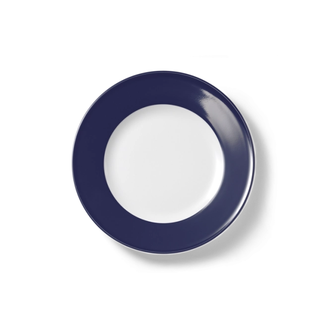 Solid Color Assiette plate 19 cm drapeau marine
