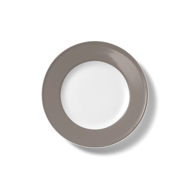 Solid Color Assiette plate 19 cm Drapeau galet