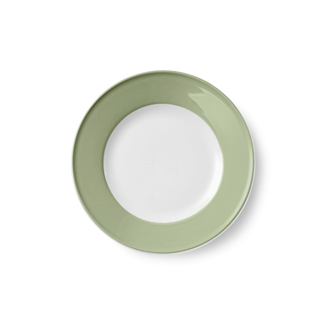 Solid Color Assiette plate 19 cm drapeau kaki
