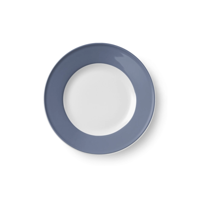Solid Color Assiette plate 19 cm drapeau indigo