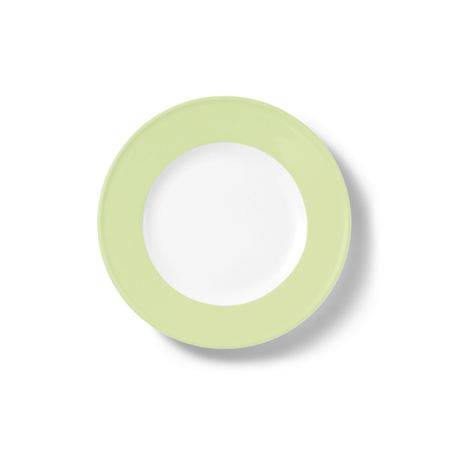 Solid Color Assiette plate 19 cm drapeau pistache