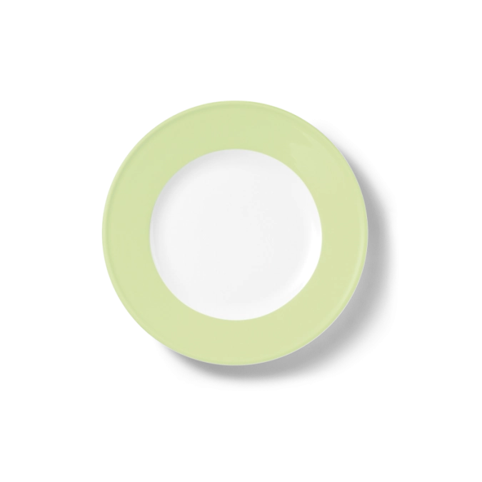 Solid Color Assiette plate 19 cm drapeau pistache