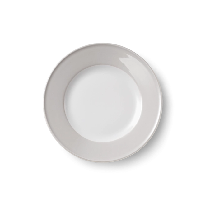 Solid Color Assiette plate 21 cm drapeau pearl