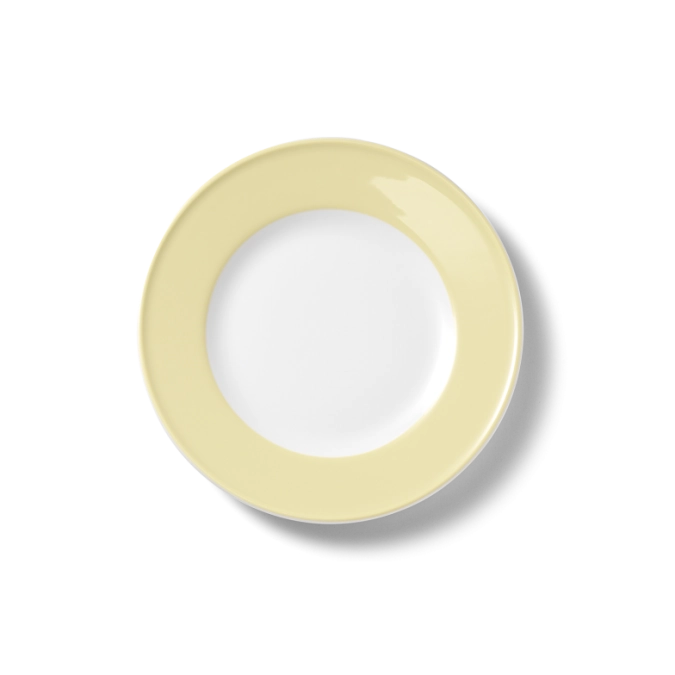 Solid Color Assiette plate 21 cm drapeau vanille