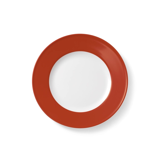 Solid Color Assiette plate 21 cm drapeau paprika