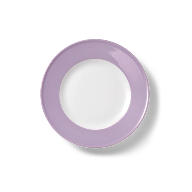 Solid Color Assiette plate 21 cm drapeau lilas