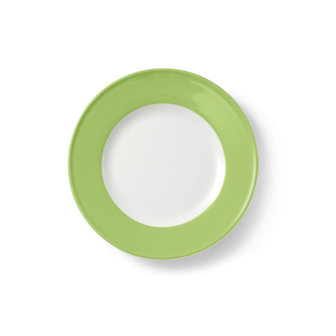 Solid Color Assiette plate 21 cm drapeau vert mai
