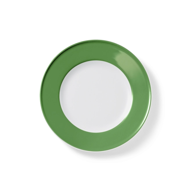 Solid Color Assiette plate 21 cm drapeau vert pomme