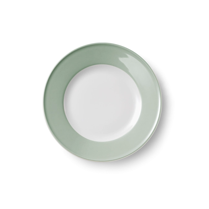 Solid Color Assiette plate 21 cm Drapeau sauge