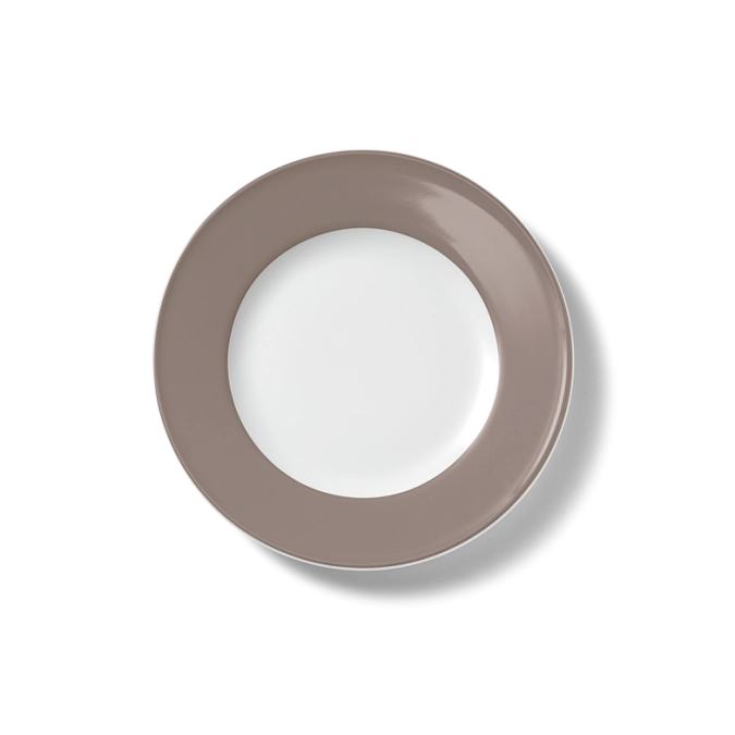 Solid Color Assiette plate 21 cm Drapeau galet