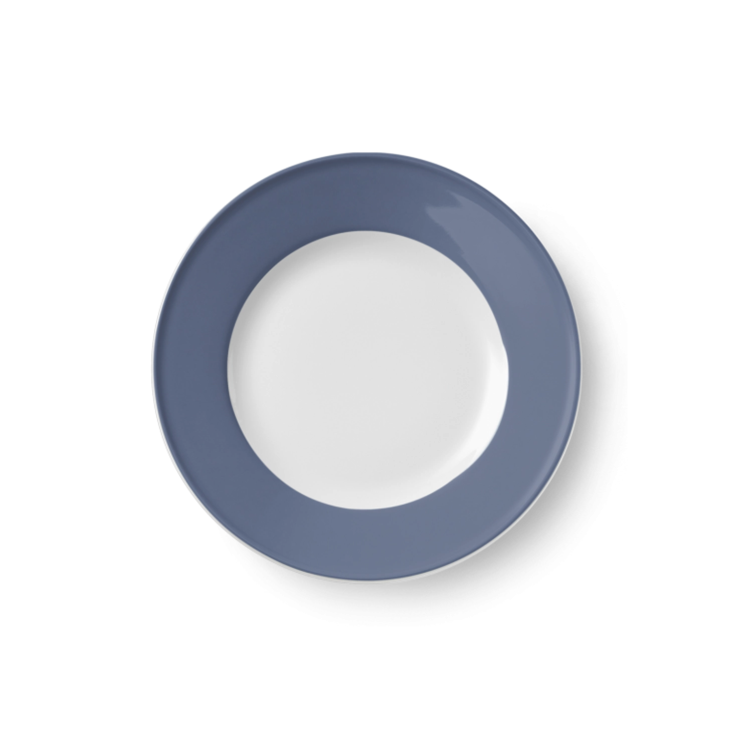 Solid Color Assiette plate 21 cm drapeau indigo