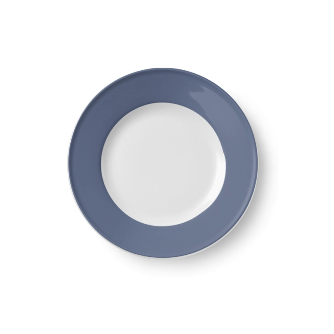 Solid Color Assiette plate 21 cm drapeau indigo