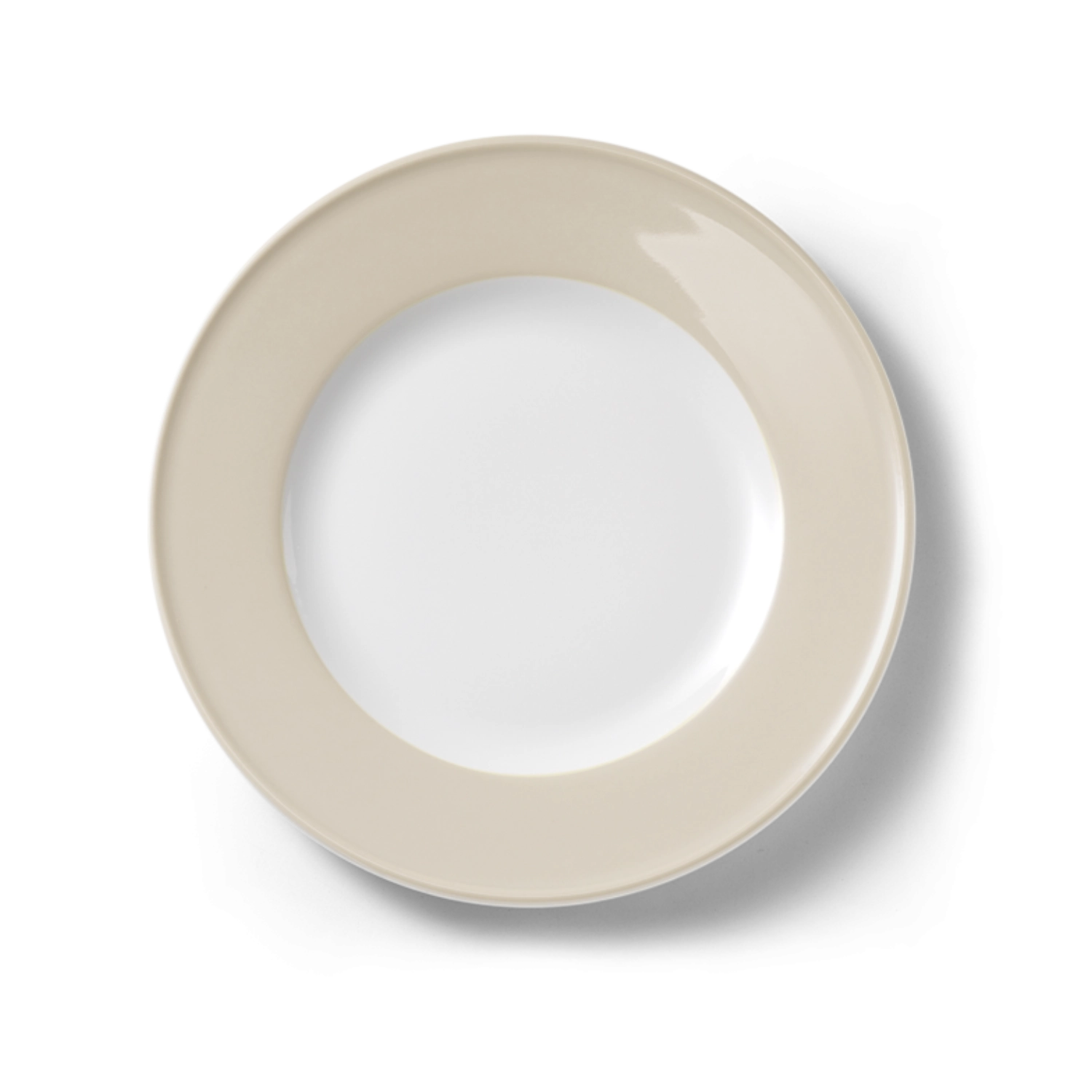 Solid Color Assiette plate 26 cm drapeau sable