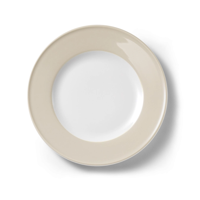 Solid Color Assiette plate 26 cm drapeau sable