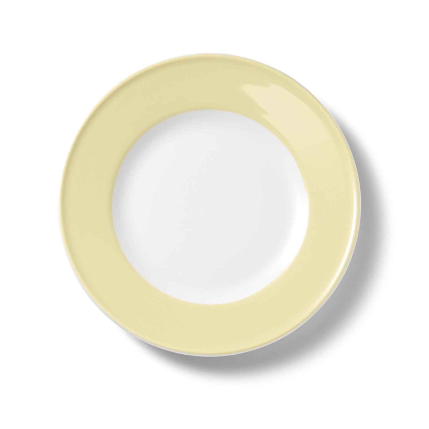 Solid Color Assiette plate 26 cm drapeau vanille