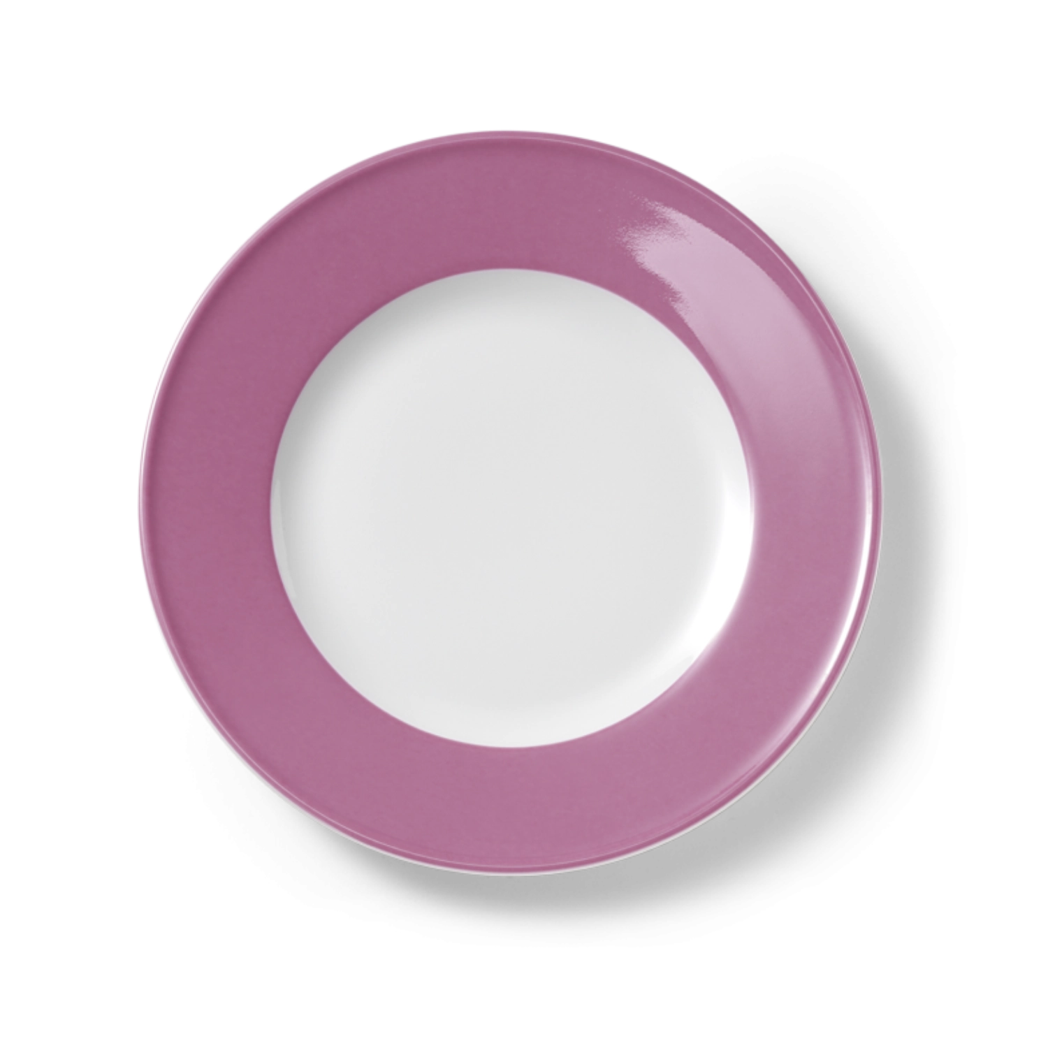 Solid Color Assiette plate 26 cm drapeau rose