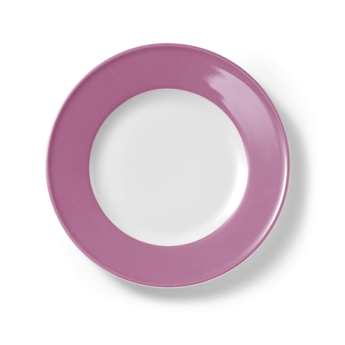 Solid Color Assiette plate 26 cm drapeau rose