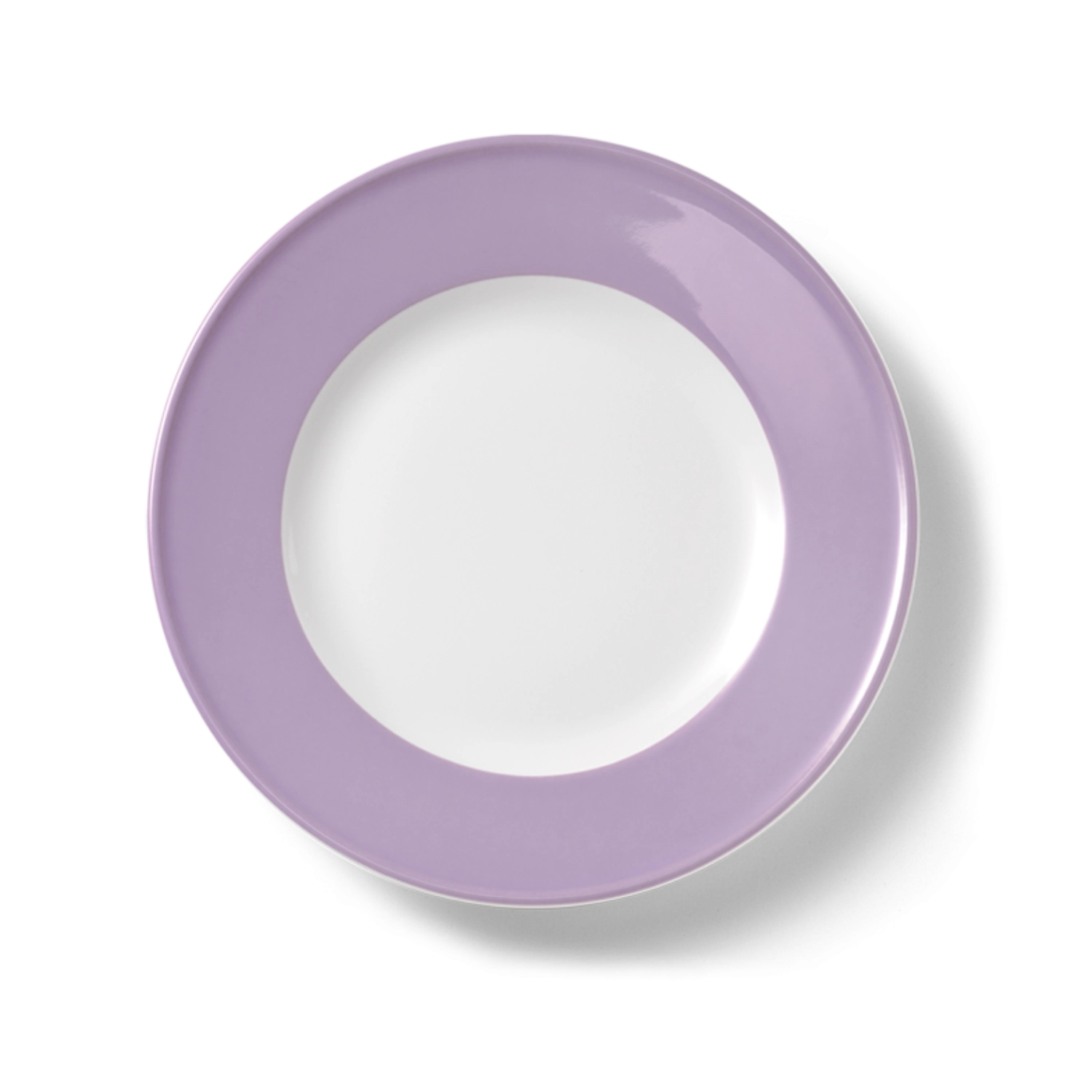 Solid Color Assiette plate 26 cm drapeau lilas