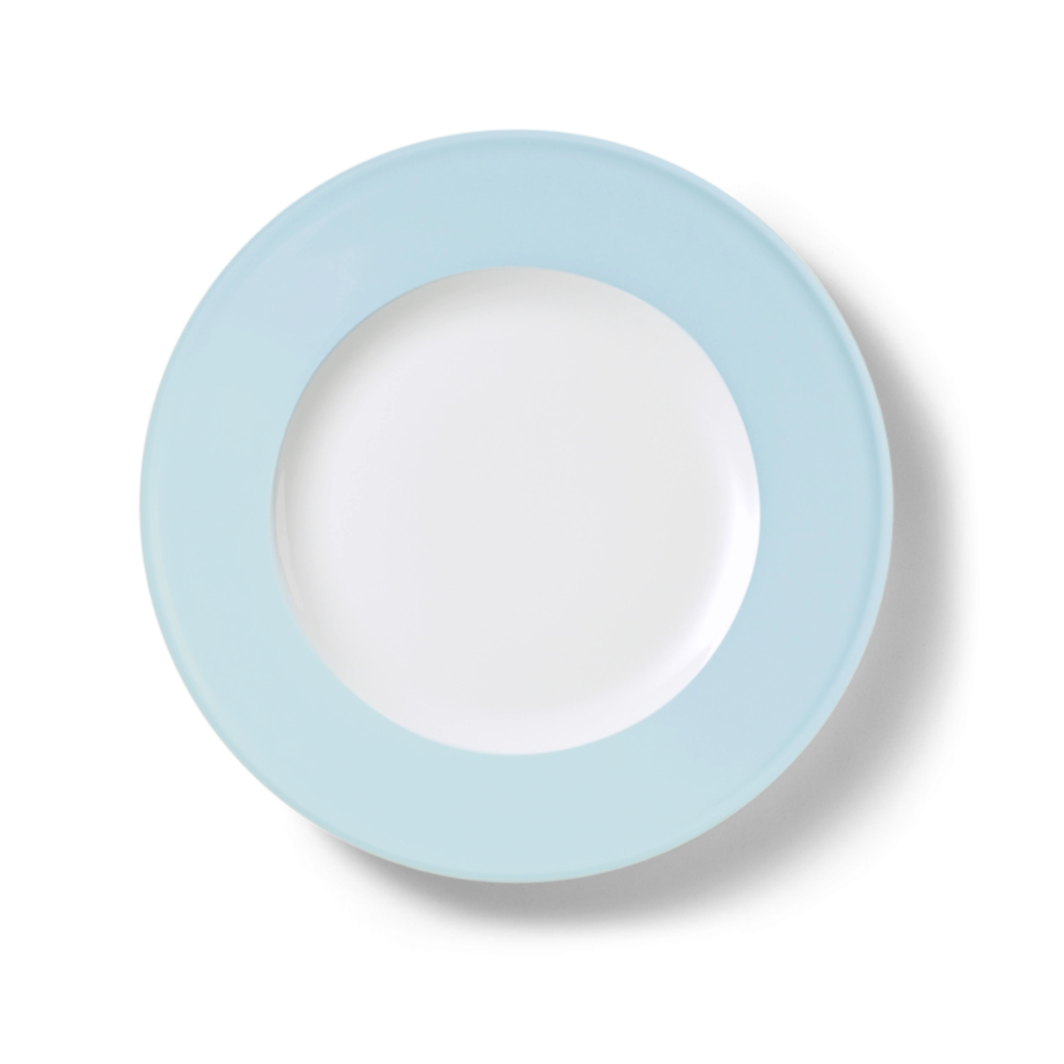 Solid Color Assiette plate 26 cm drapeau bleu glacier