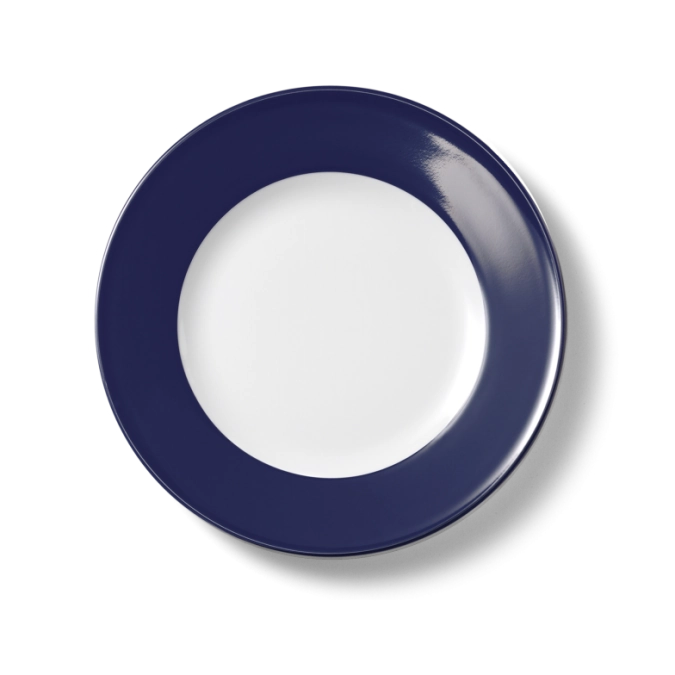 Solid Color Assiette plate 26 cm drapeau marine
