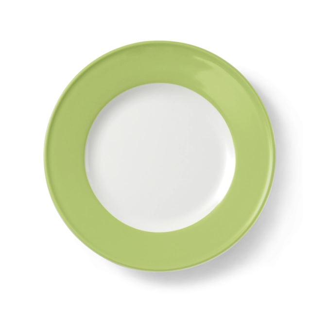 Solid Color Assiette plate 26 cm drapeau vert mai