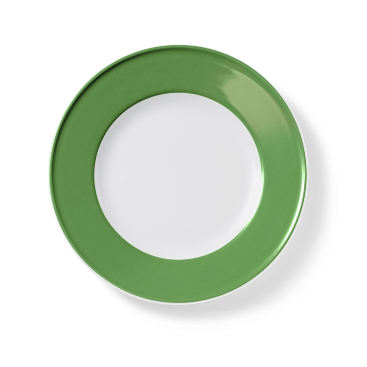 Solid Color Assiette plate 26 cm drapeau vert pomme