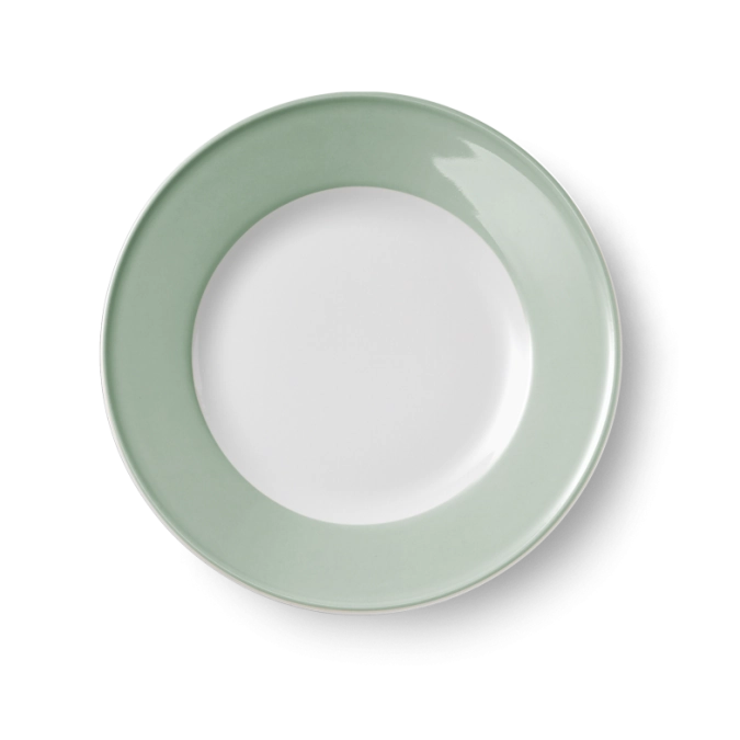 Solid Color Assiette plate 26 cm Drapeau sauge