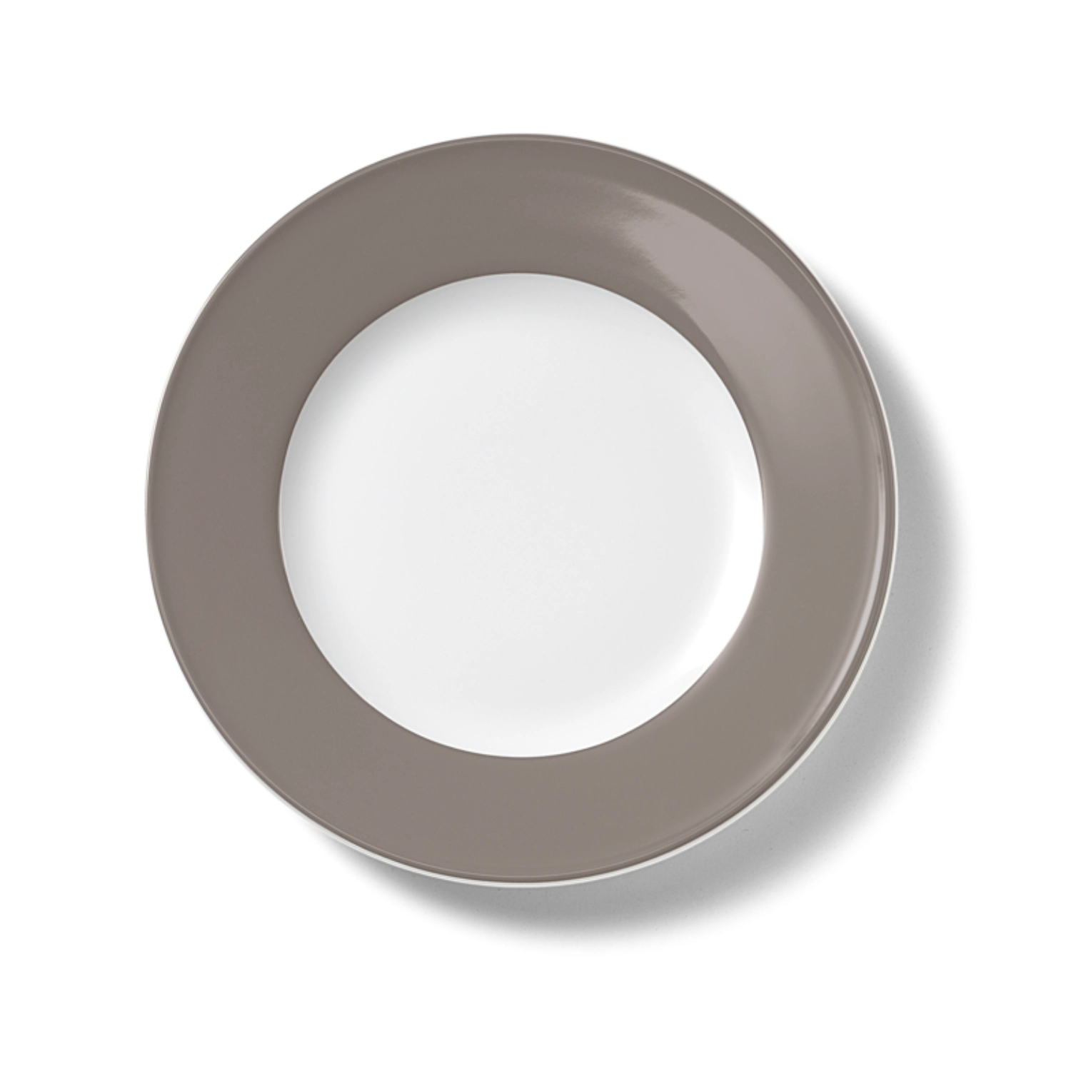 Solid Color Assiette plate 26 cm Drapeau galet