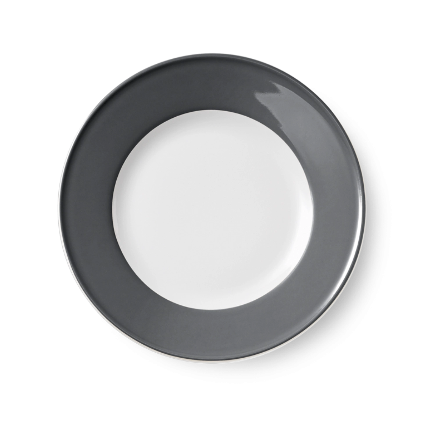 Solid Color Assiette plate 26 cm drapeau anthracite