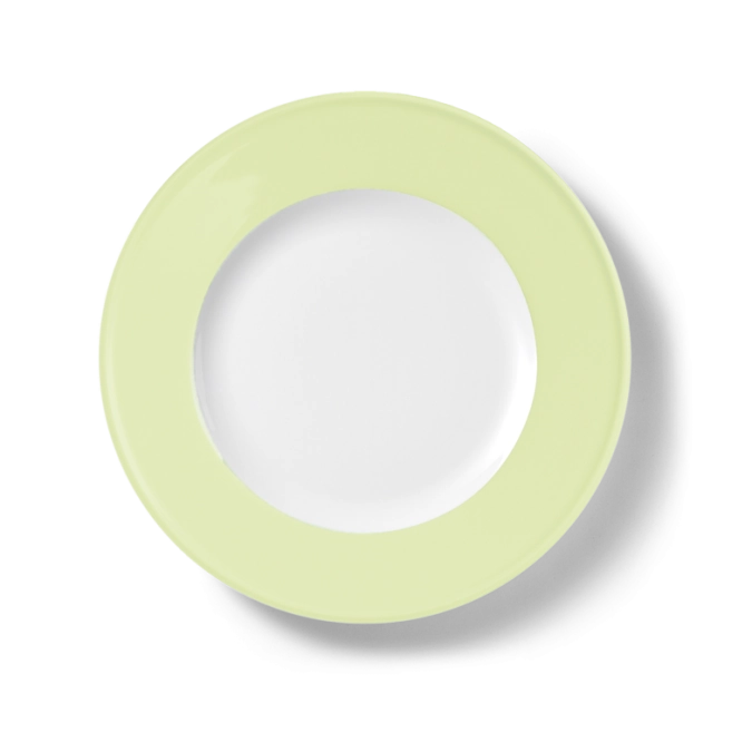 Solid Color Assiette plate 26 cm drapeau pistache