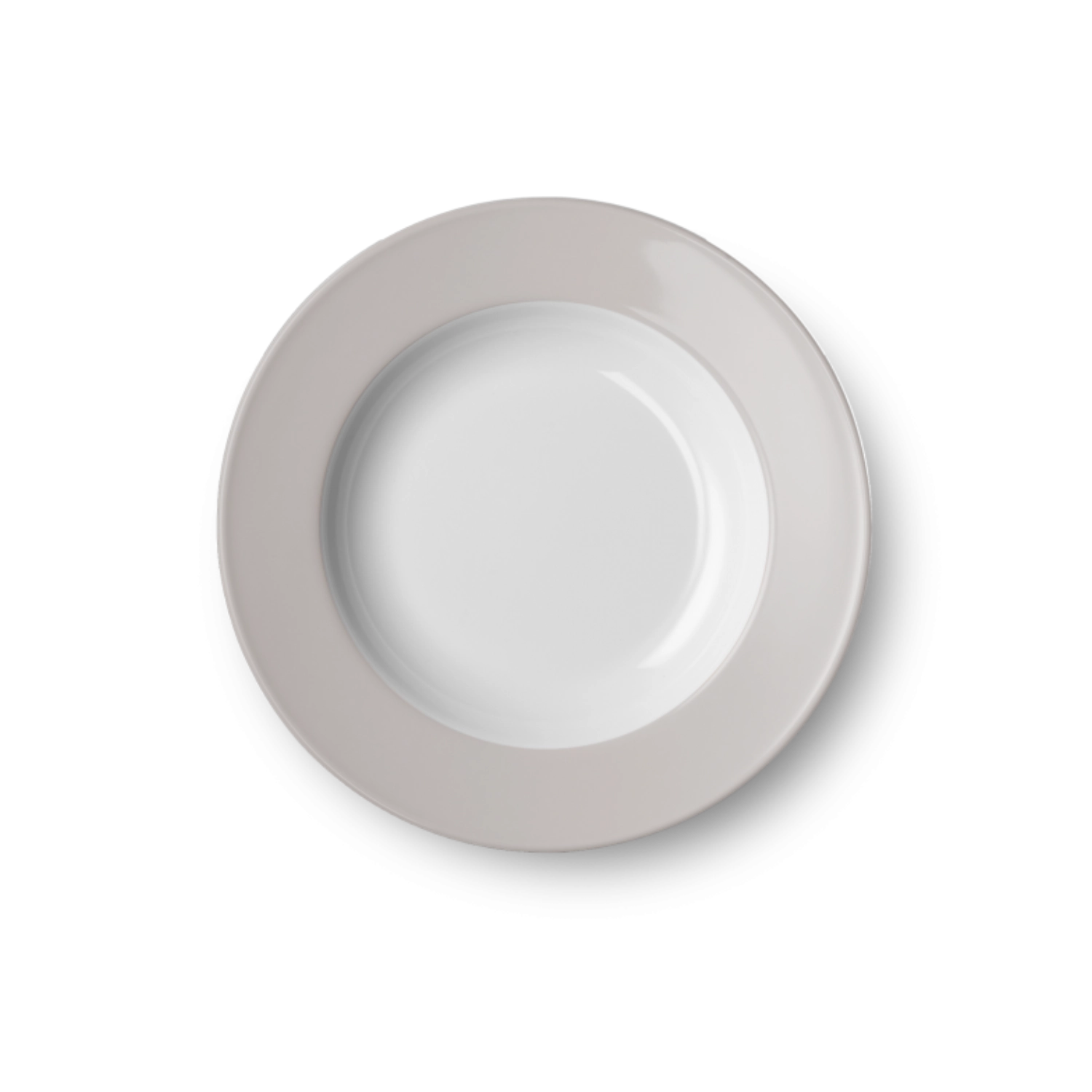Solid Color Assiette creuse 23 cm drapeau pearl