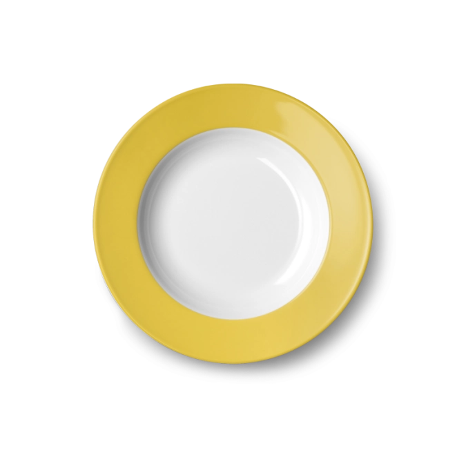Solid Color Assiette creuse 23 cm drapeau jaune soleil