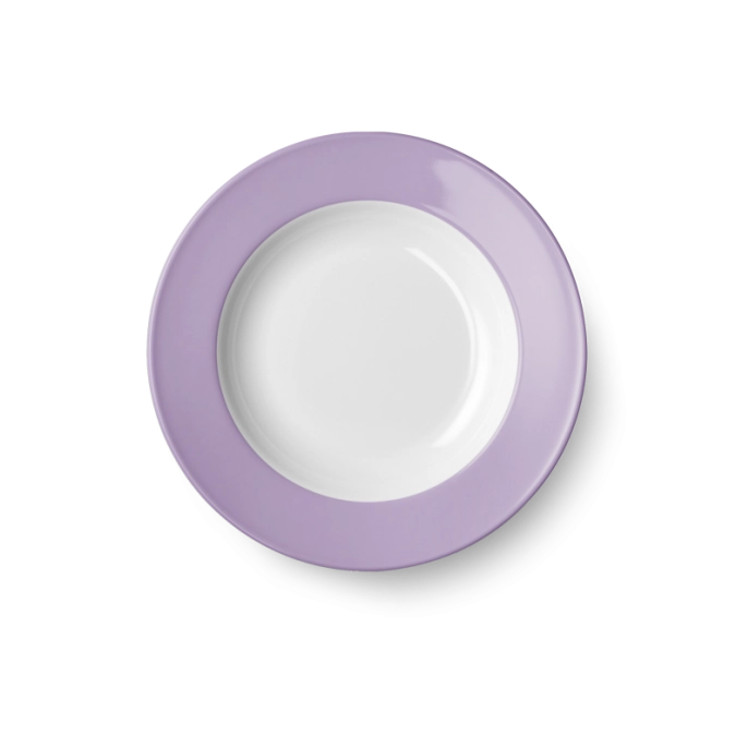 Solid Color Assiette creuse 23 cm drapeau lilas