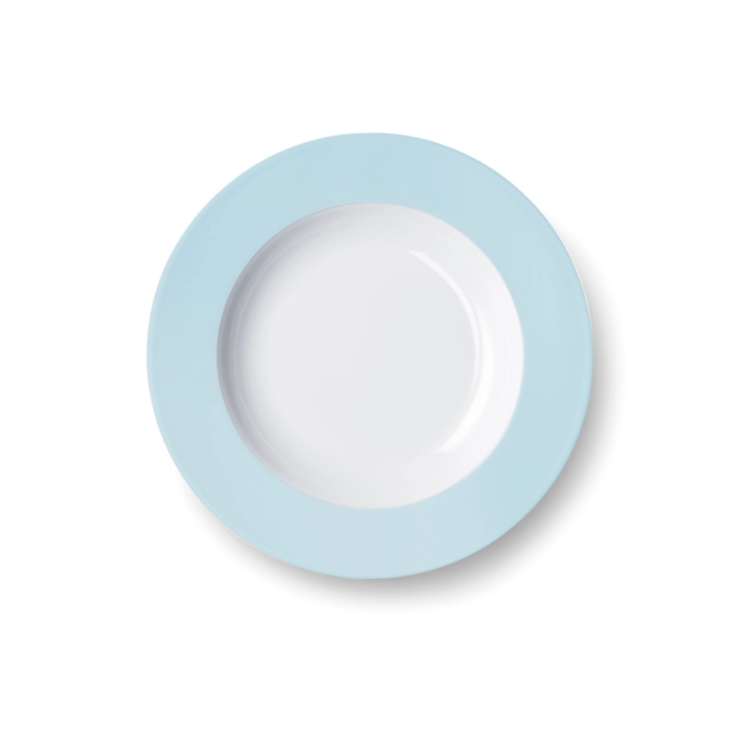 Solid Color Assiette creuse 23 cm drapeau bleu glacier