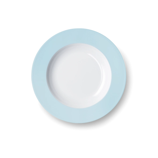 Solid Color Assiette creuse 23 cm drapeau bleu glacier