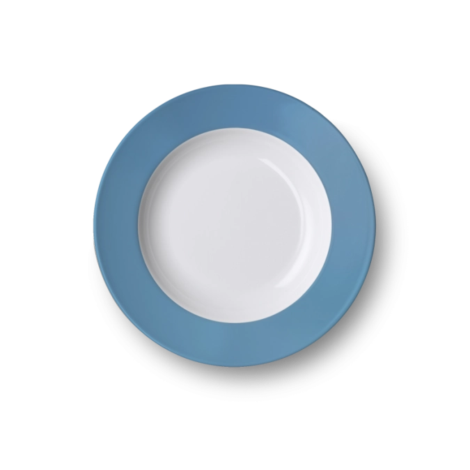 Solid Color Assiette creuse 23 cm drapeau vintage blue