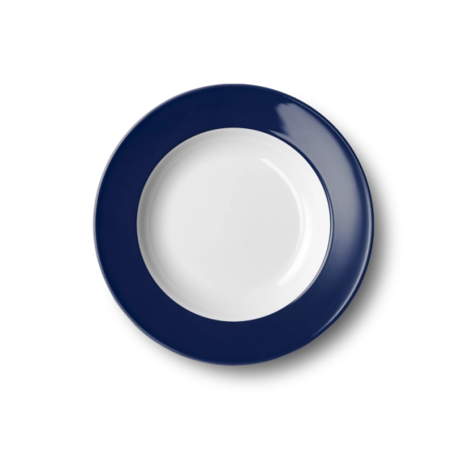 Solid Color Assiette creuse 23 cm drapeau marine