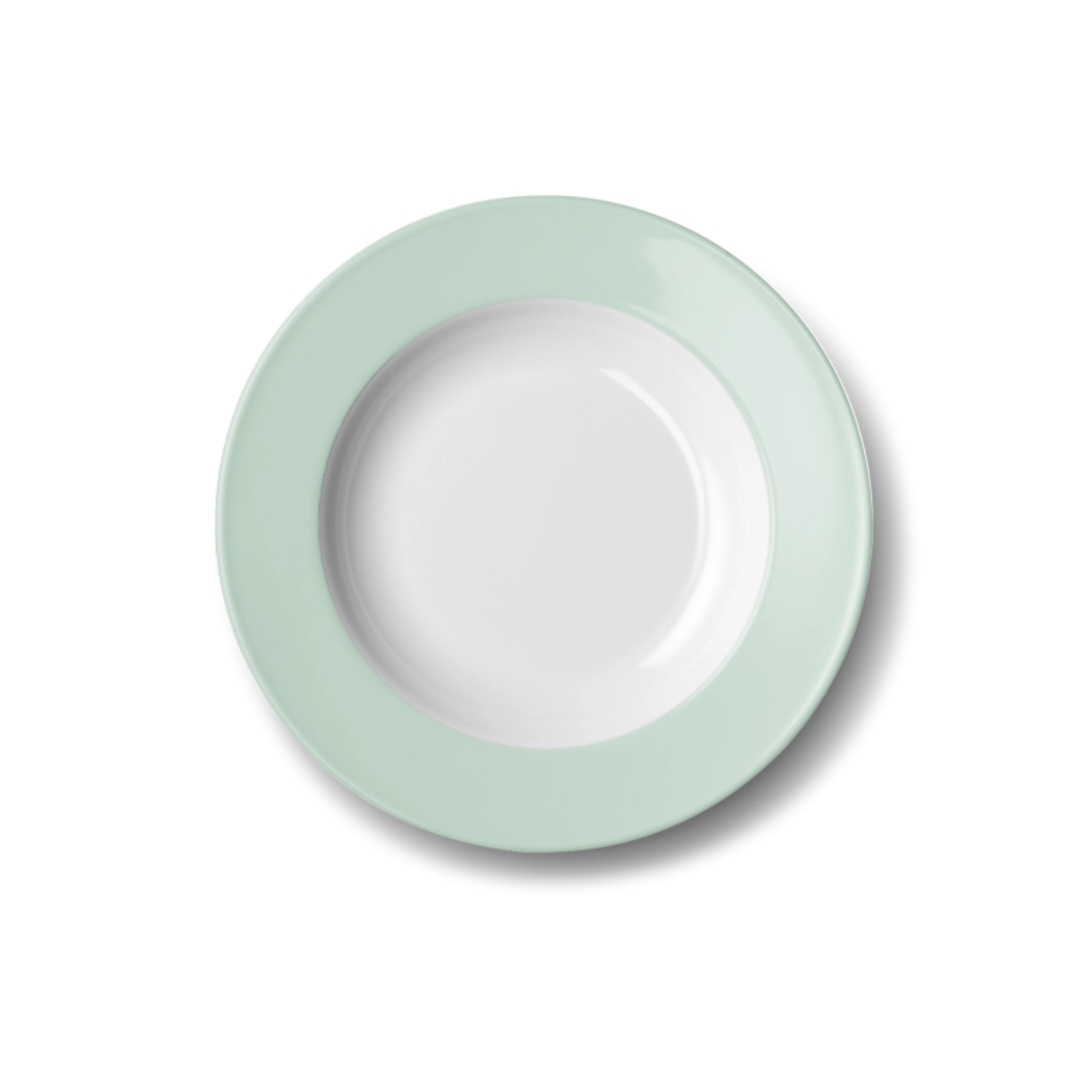 Solid Color Assiette creuse 23 cm drapeau menthe