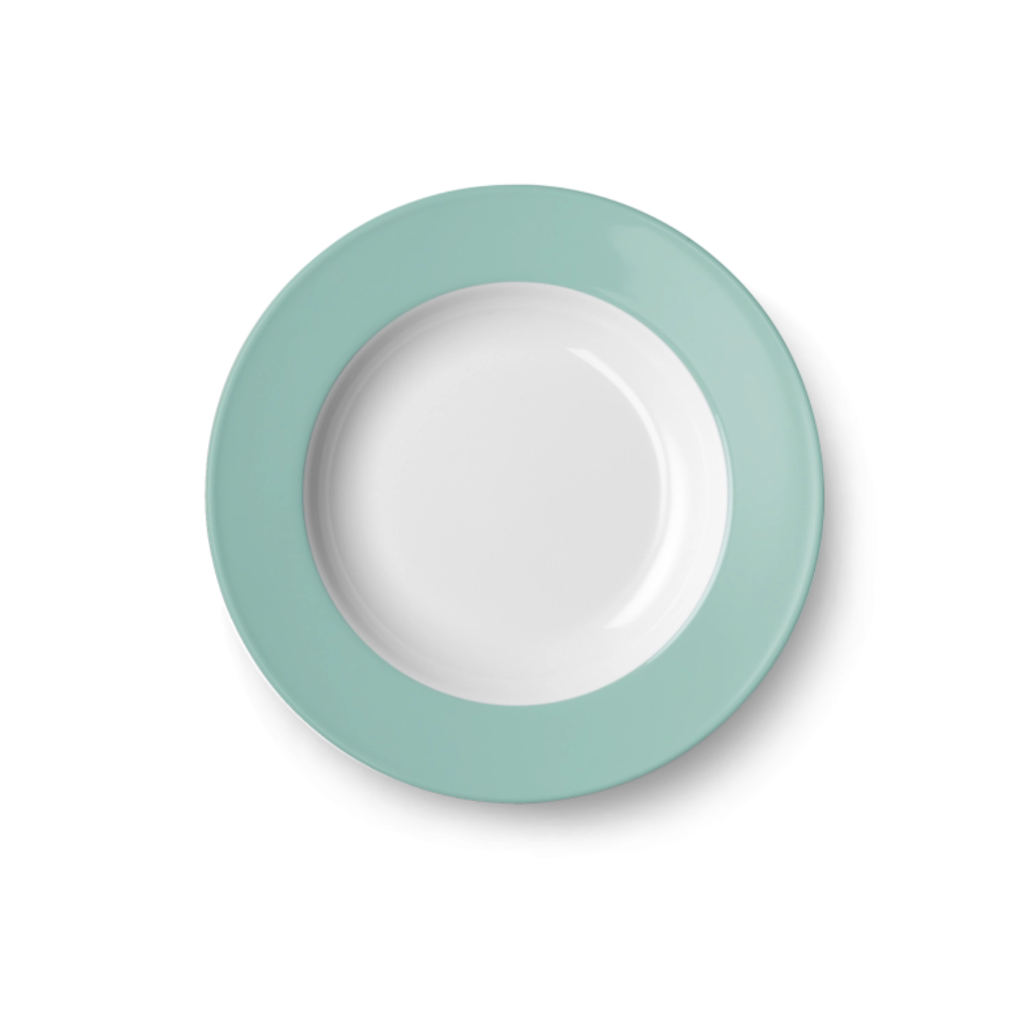 Solid Color Assiette creuse 23 cm drapeau turquoise