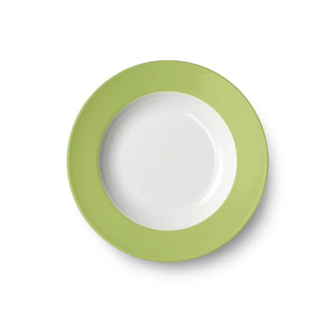 Solid Color Assiette creuse 23 cm drapeau vert mai
